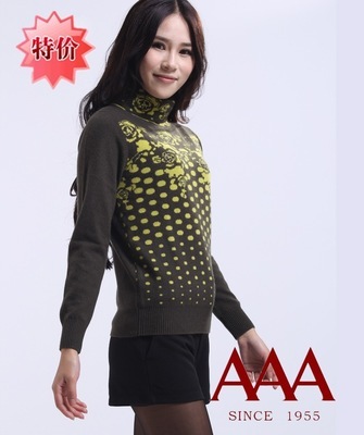 【AAA品牌羊絨衫服飾代理加盟批發(fā)羊絨衫羊毛衫貼牌代加工特價打折】價格,廠家,圖片,女式針織衫,上海俊宇服飾-
