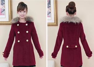 毛呢大衣 日韓女裝 代理 一件代發(fā) 秋冬款 d5 1313 毛領毛呢大衣價格 廠家 圖片