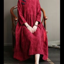 廣東廣州2019初秋棉麻連衣裙 廣州十三行尾貨市場 女裝批發代理加盟款式 多種風格價格 中國供應商