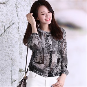 疊彩服飾 DCFS3690|疊彩服飾襯衫批發代理【提供數據包】-杭州女裝網